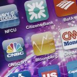 Finance Apps on Apple iPhone 4 Screen